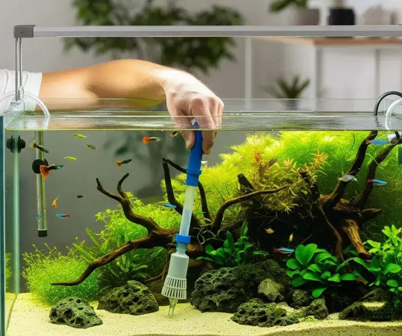 Healthy planted aquarium