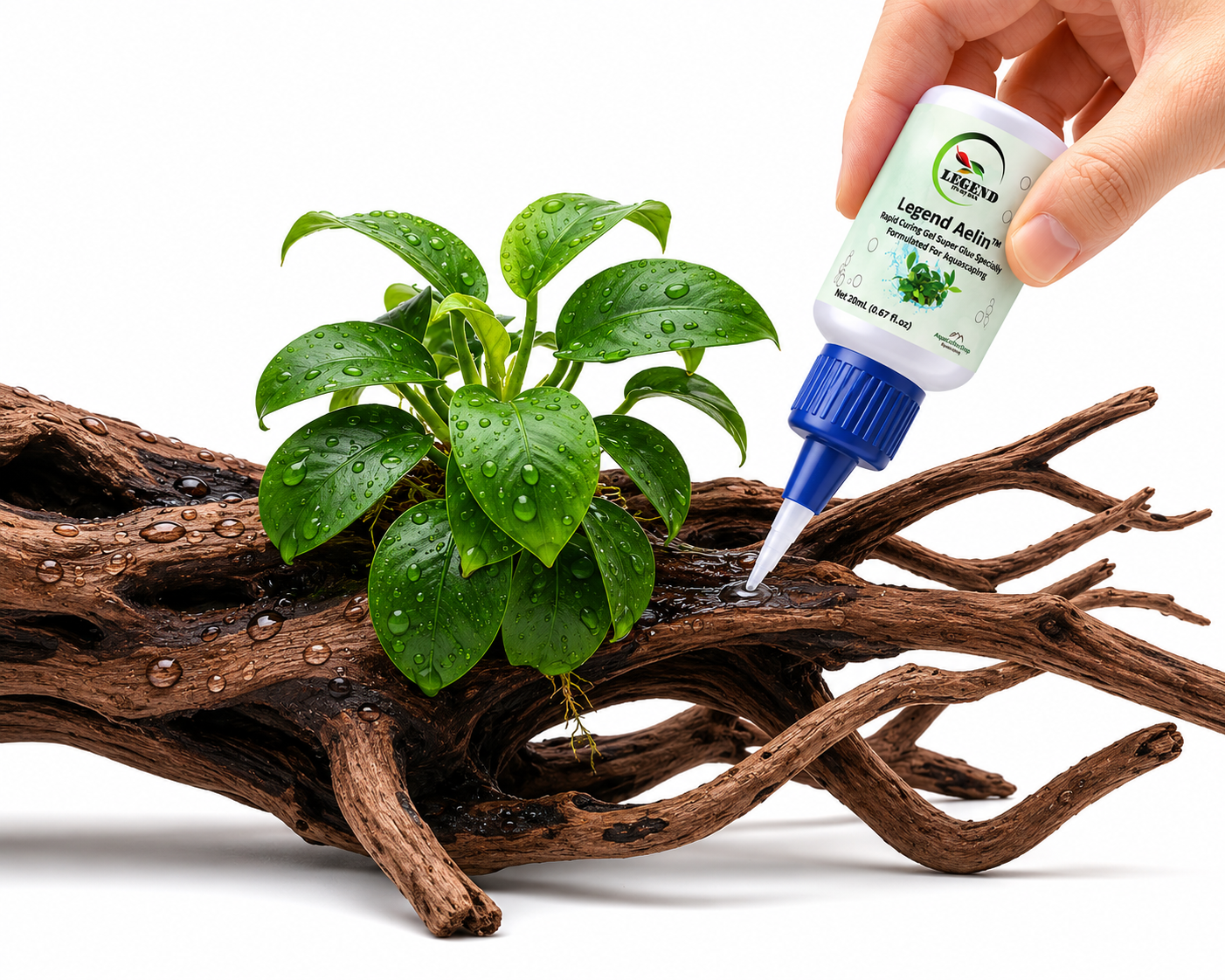 Legend Aelin™ aquascaping gel glue application