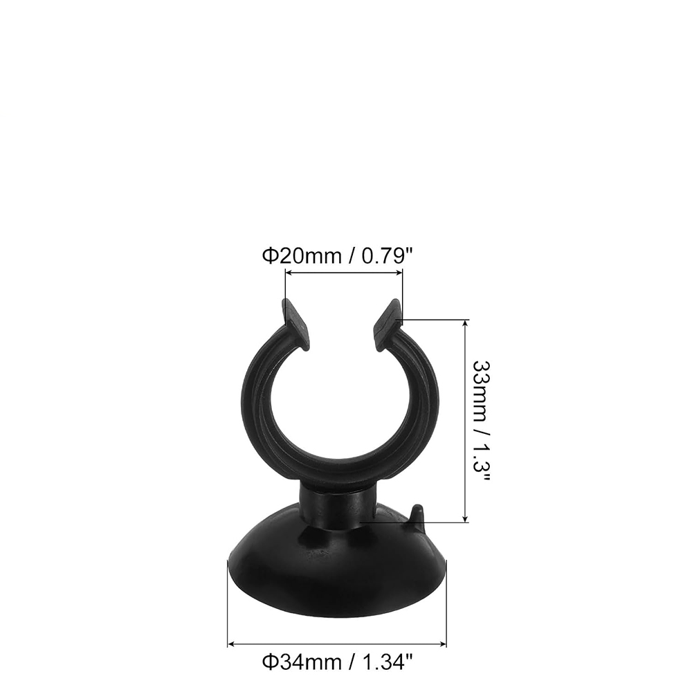 Black Suction Cup 16/22mm