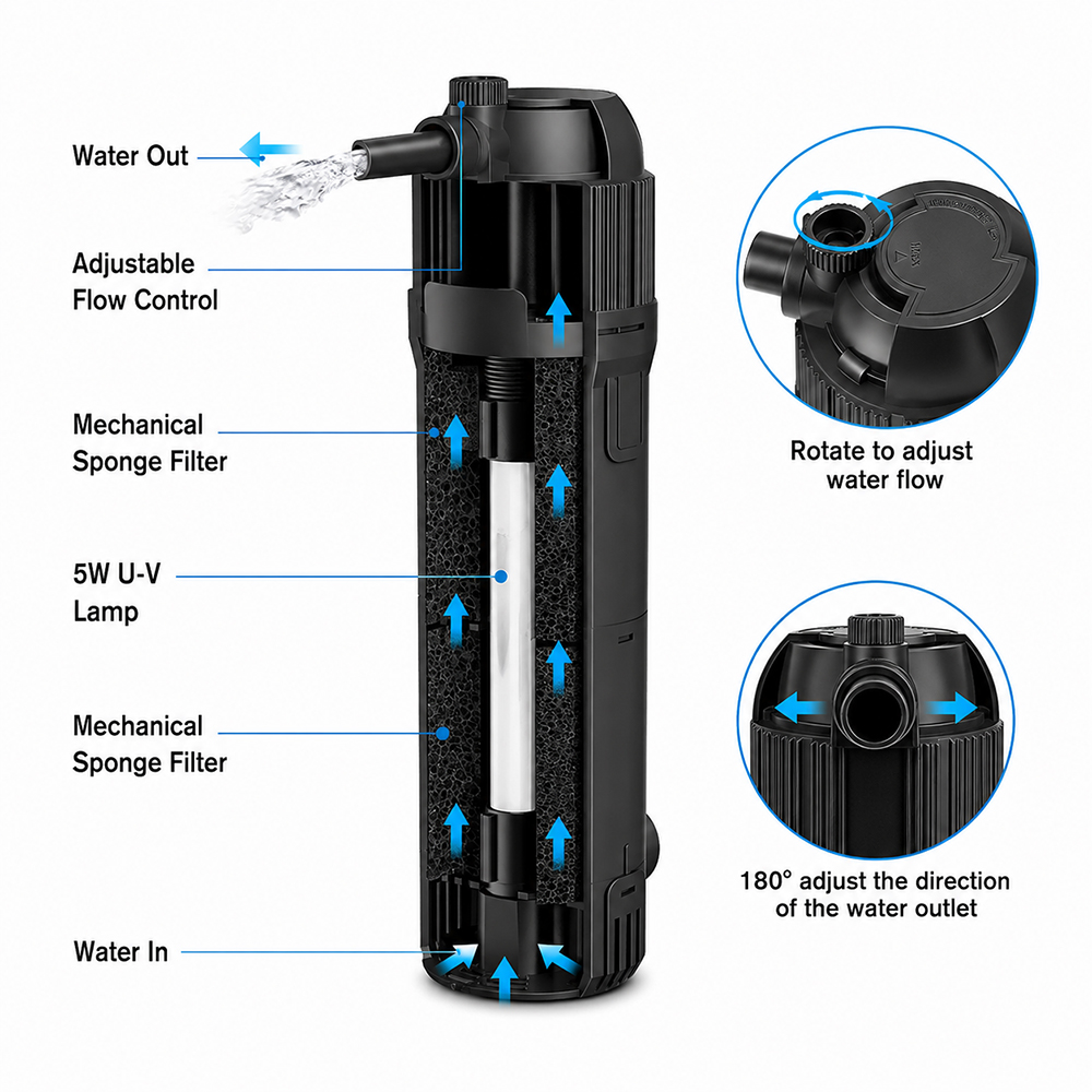 LGND Eclipse UV 500 water cycle diagram