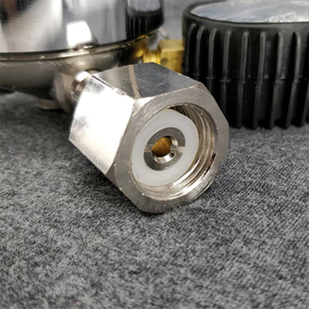 CO2 Regulator Seal Washer installed