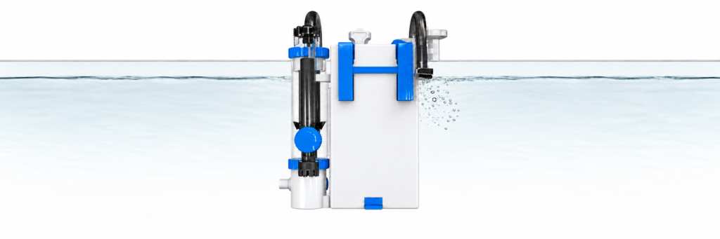 SunSun YBF-500 hang-on aquarium filter shown in operation